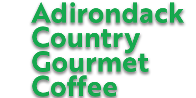 Adirondack Country Gourmet Coffee logo.